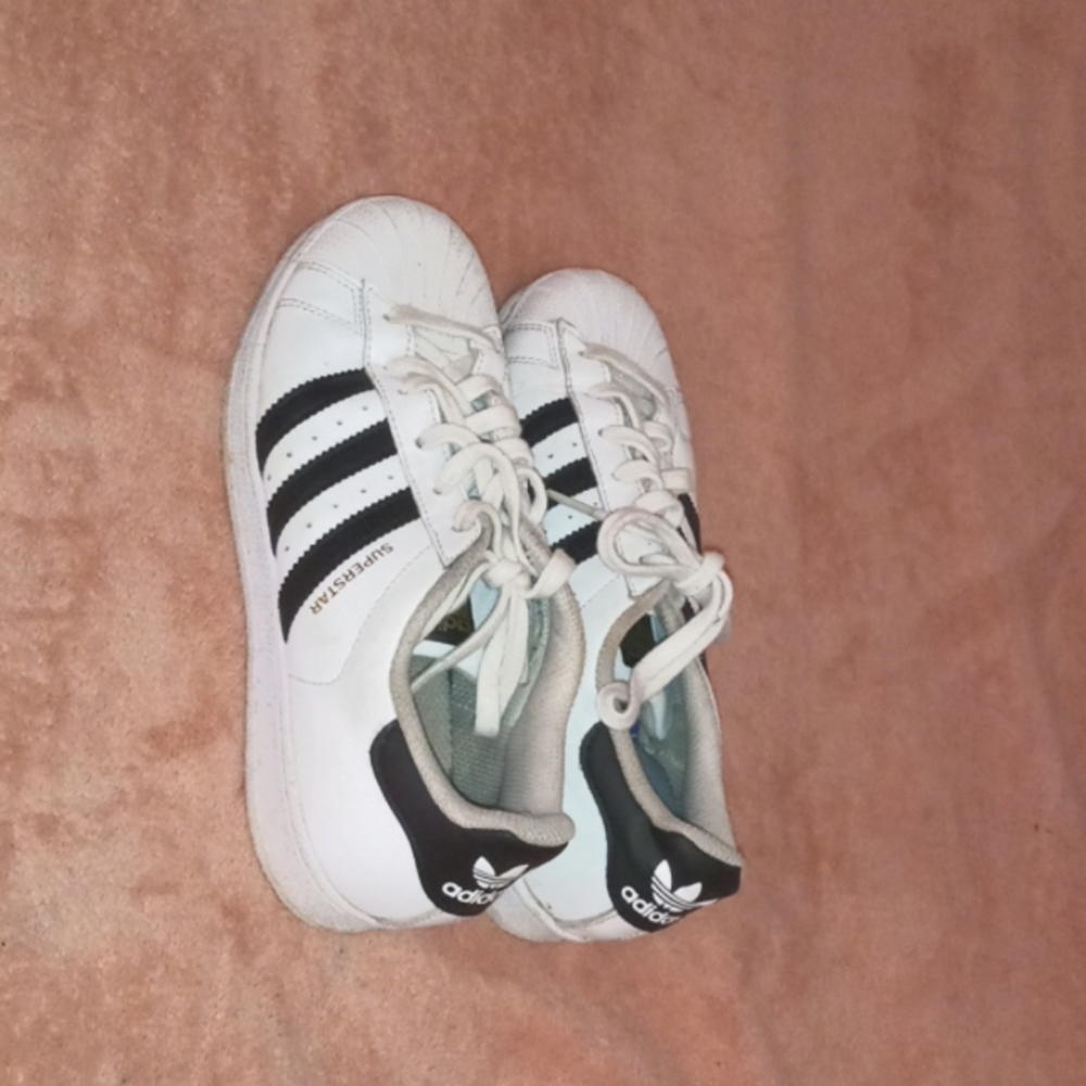 Black and white Adidas